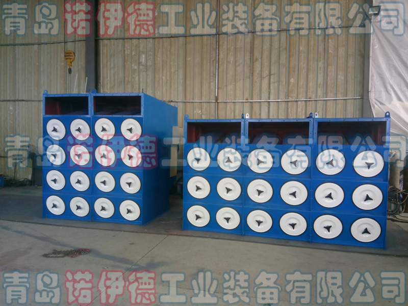  河南客户集中斜插式焊烟净化处置器 